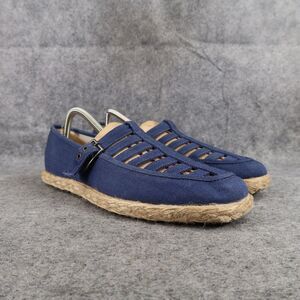 Keds Shoe Women 9.5 Sandal Sneaker Espadrille Flat Blue Buckle Breathable Casual